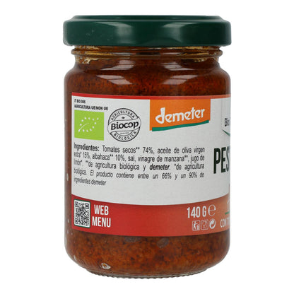 Pesto Rosso de tomates séchées bio d'Italie 140 g