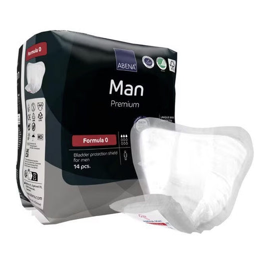 ABENA Man Formula 0 Male Incontinence Pads, 14 pcs