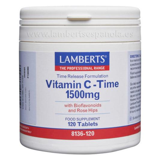 Lamberts Sustained Release Vitamin C 1500 mg, 120 tablets
