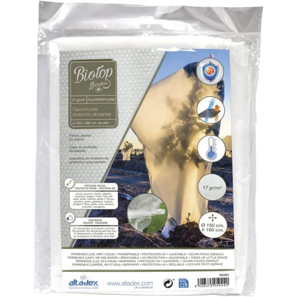 Beschermende vorstkap met koord 17 g/m2 Biotop 2 stuks