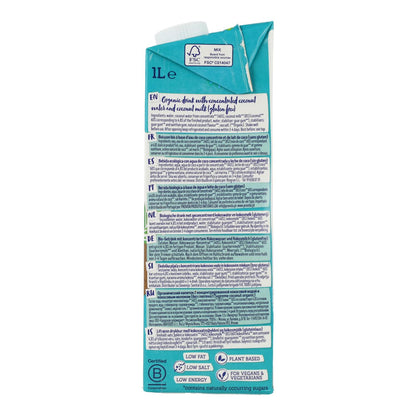 Pack 6 uds Bebida de Coco Supreme Bio Isola Bio 1L