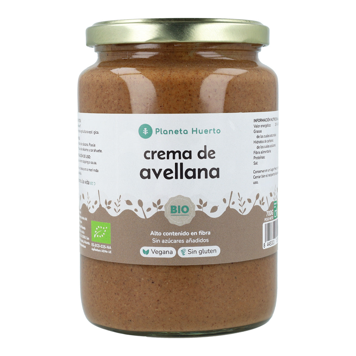 Hazelnut Cream ECO Planeta Huerto