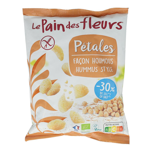 Glutenfria chips med hummus-smak Bio Le Pain des Fleurs 75 g