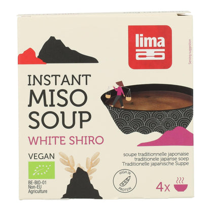 Shiro Bio-Weiße-Miso-Instantsuppe Limette, 4 x 16,5 g