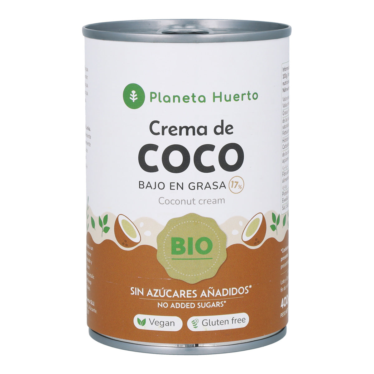 Kokosnootcrème ECO Planeta Huerto 400 ml