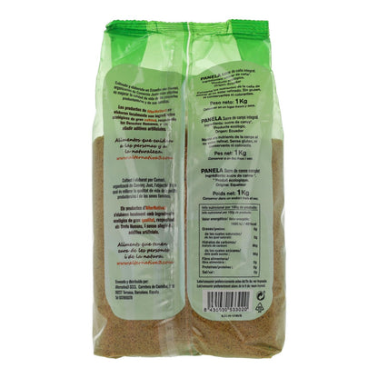 Pakket van 2 biologische panelasuiker Alternativa, 1 kg