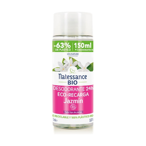 Eco - Recharge déodorant Jasmin Natessance 150 ml