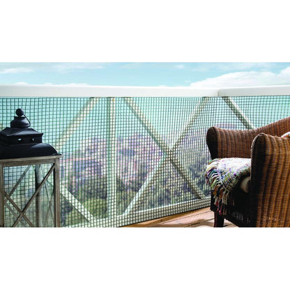 Malla Cuadranet 1x5m 5x5 mm Nortene Marrón