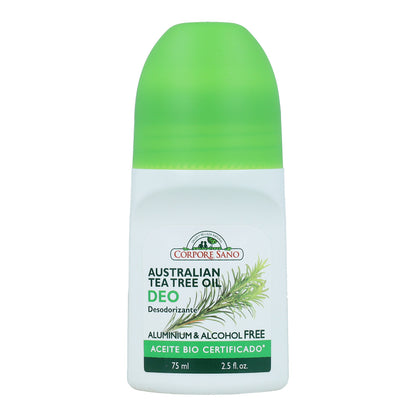 Roll-on deodorant met tea tree Corpore Sano 75 ml
