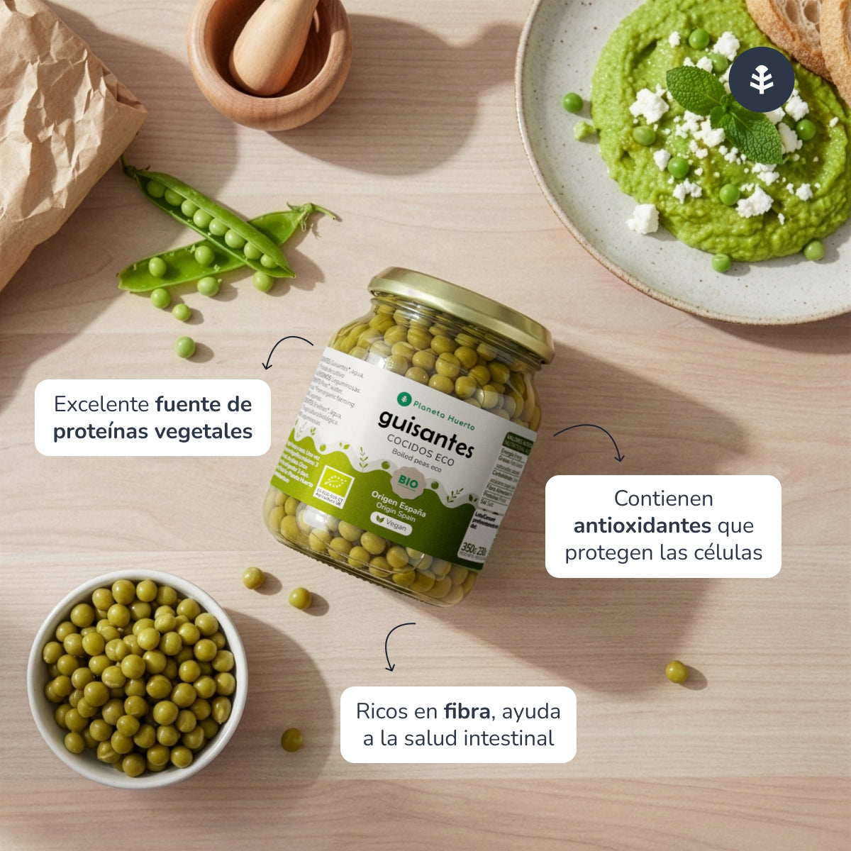 Ärtor ECO Planeta Huerto 320 g