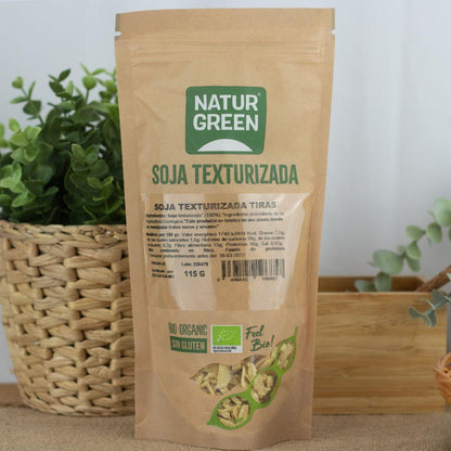 Soja Texturizada en Tiras Bio NaturGreen115 g