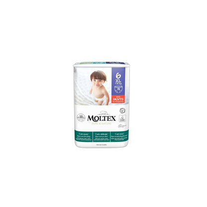 Pieluchy Moltex Pure & Nature T6 (+14 kg), 18 szt.