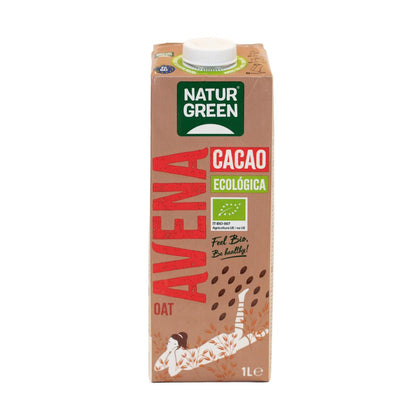 Pakket 6 x NaturGreen Choco Haverdrank 1 L