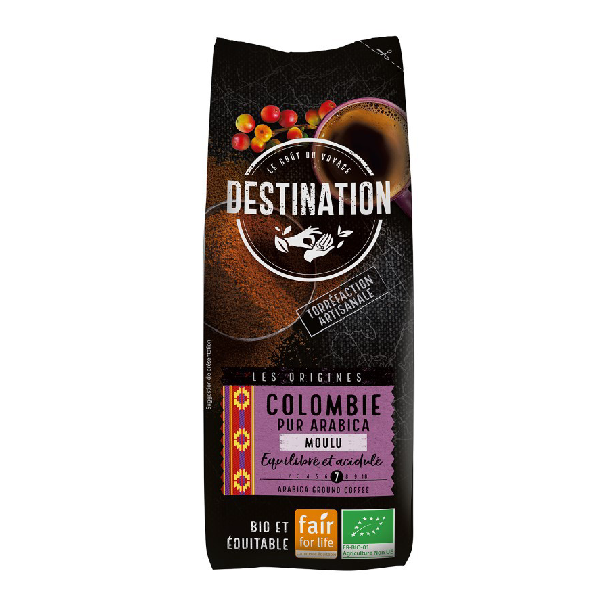 Colombia Kachalus BIO Destination Ground Coffee 250 g