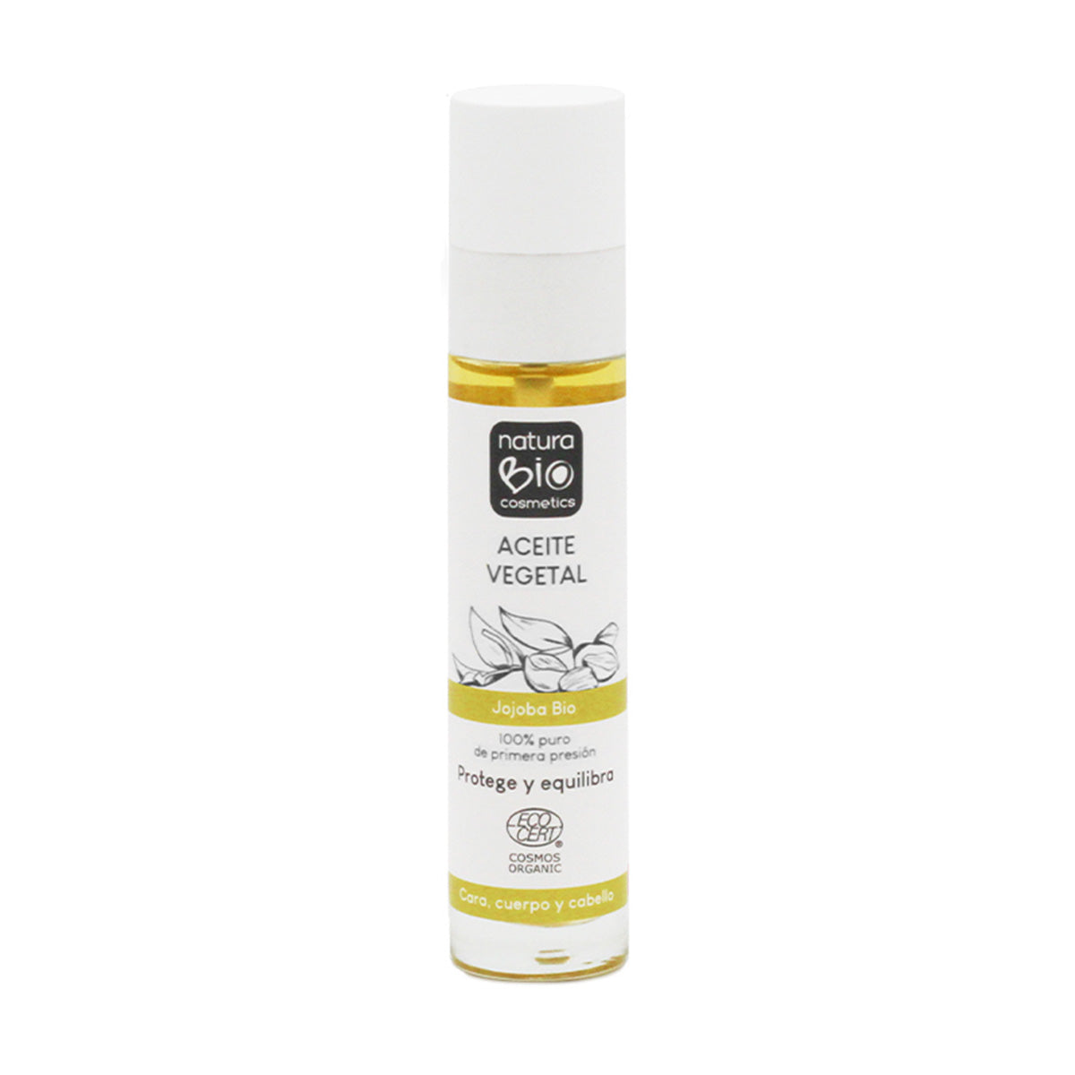 Naturabio organic jojoba vegetable oil, NATURABIO, 50 ml