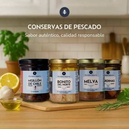12er-Pack Makrele in nativem Olivenöl extra ECO Planeta Huerto 190 g