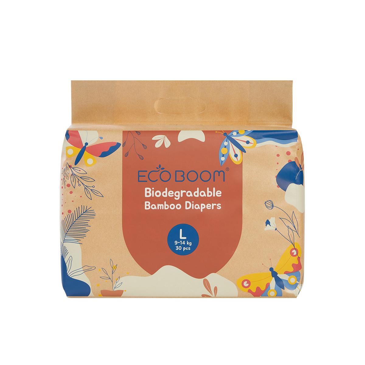Pieluchy bambusowe Ecoboom T4 30 szt.