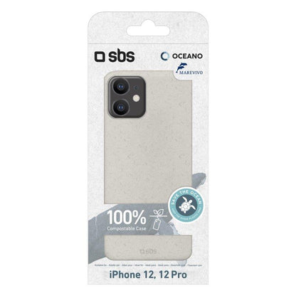 Ecologische hoes voor iPhone12 / iPhone 12 Pro, wit SBS
