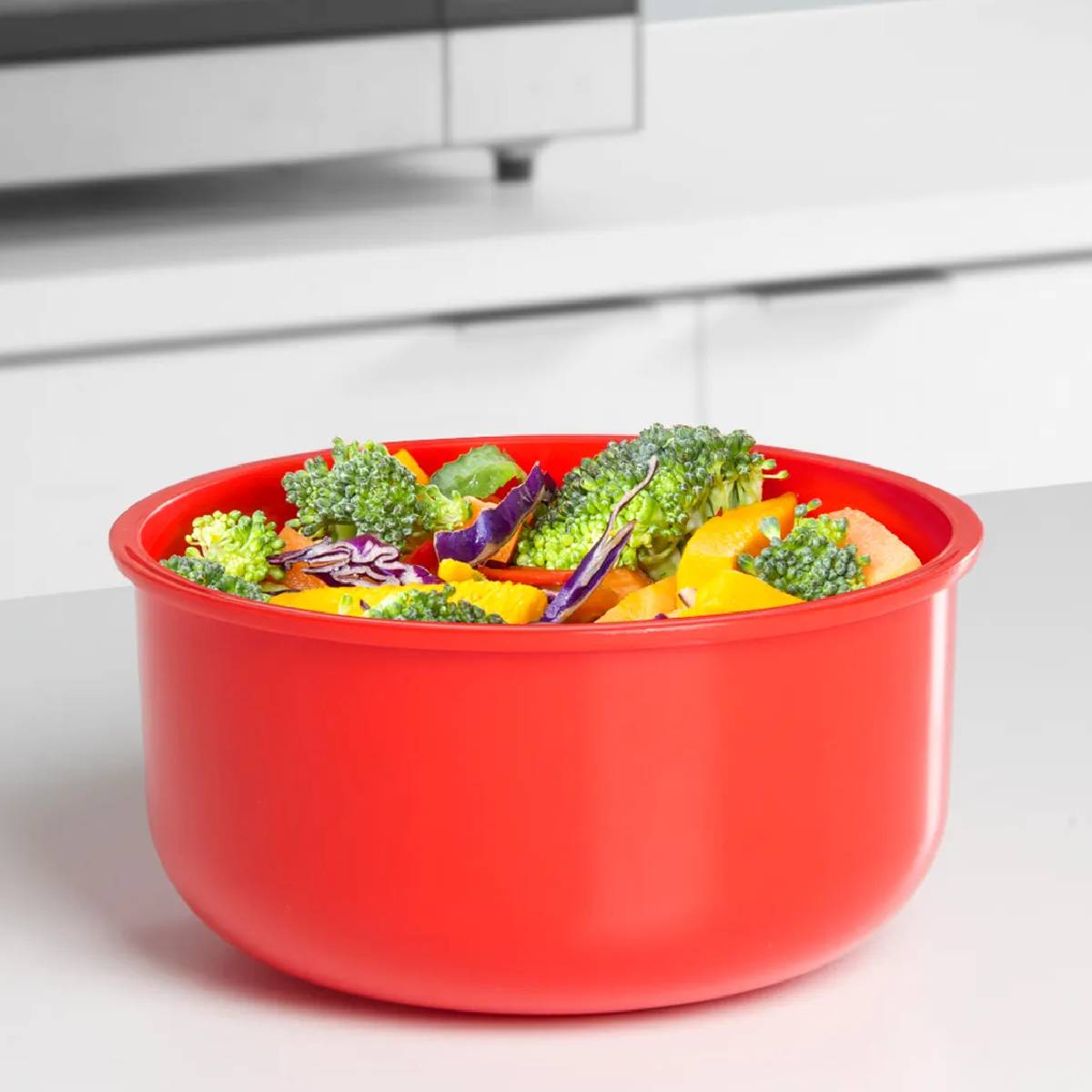 Rund behållare för mikrovågsugn 915 ml