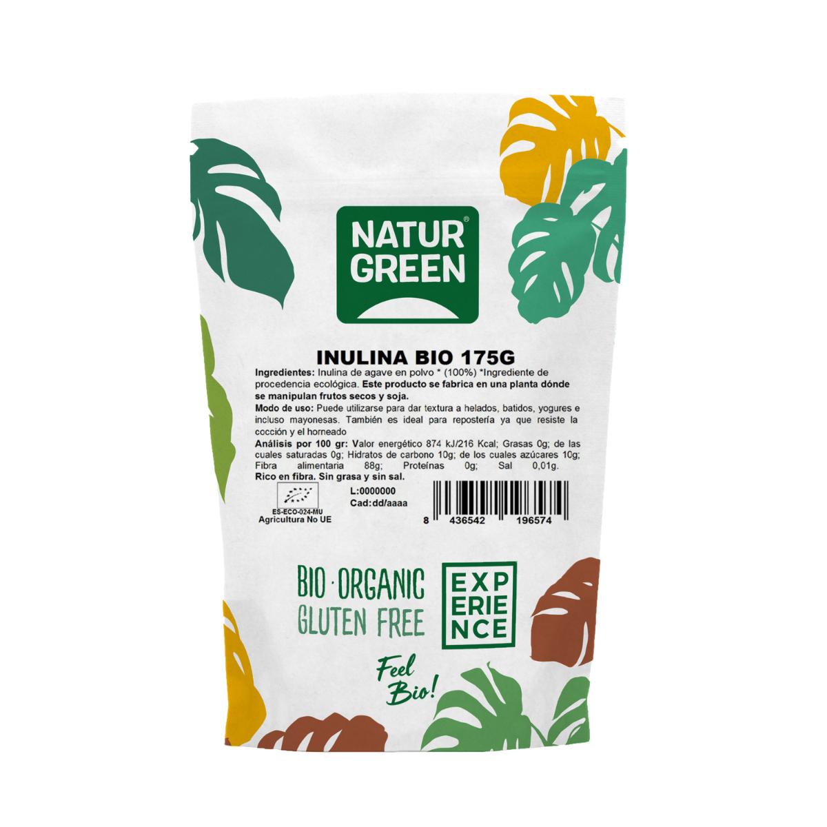 Biologische inuline NaturGreen 175 g