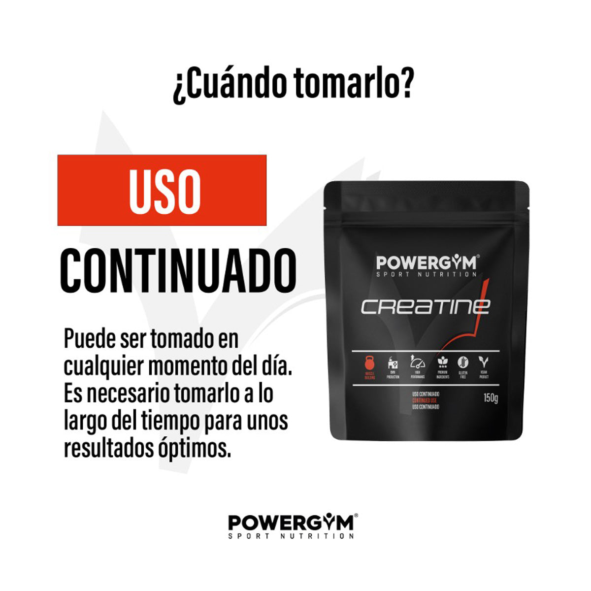 Creatina Creapure Powergym 300 g