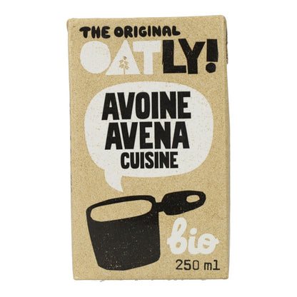 Lichte havermoutcrème Cuisine Oatly Bio, 250 ml
