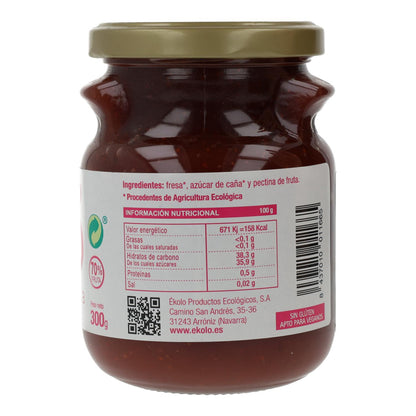 Confiture de fraises bio Ékolo Bio 300 g
