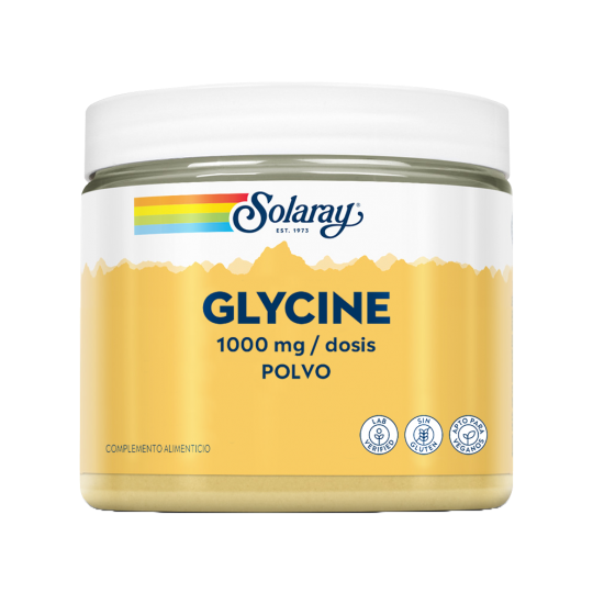 Glycina in poedervorm  Solaray 400 g