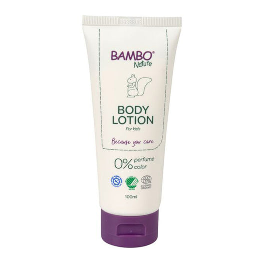 Lotion corporelle pour bébés Bambo Nature 100 ml