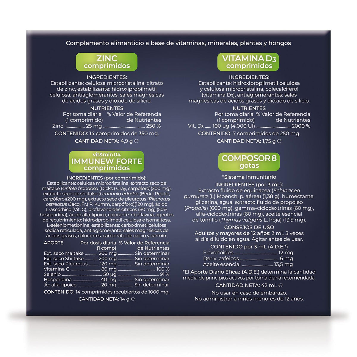 Immunförsvarsset, Soria Natural