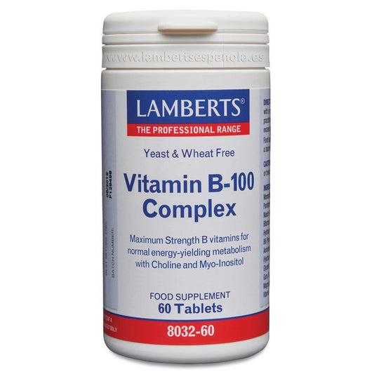 Complesso vitaminico B-100 Lamberts, 60 compresse