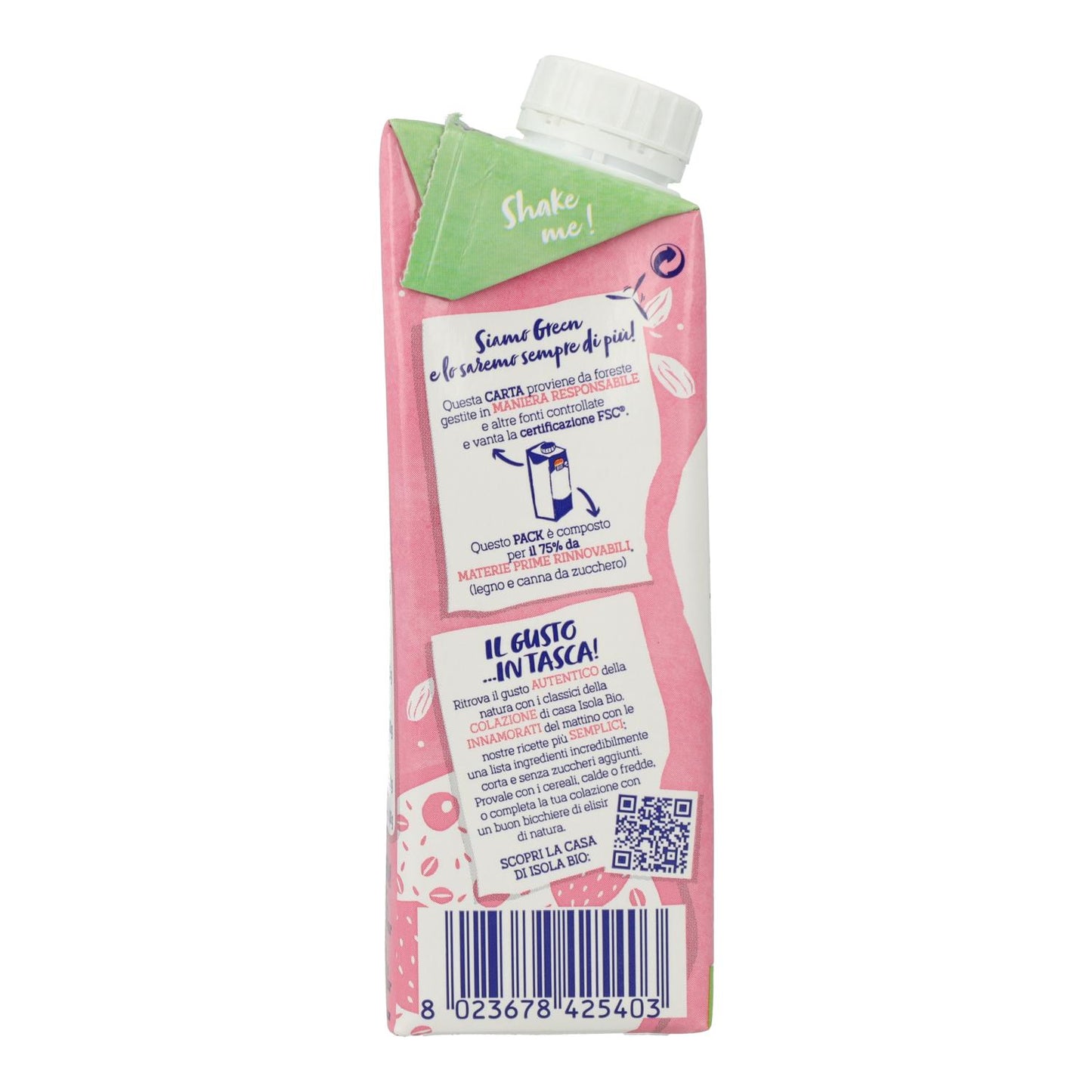 Biologische rijst- en amandeldrank Isola BIO 250 ml