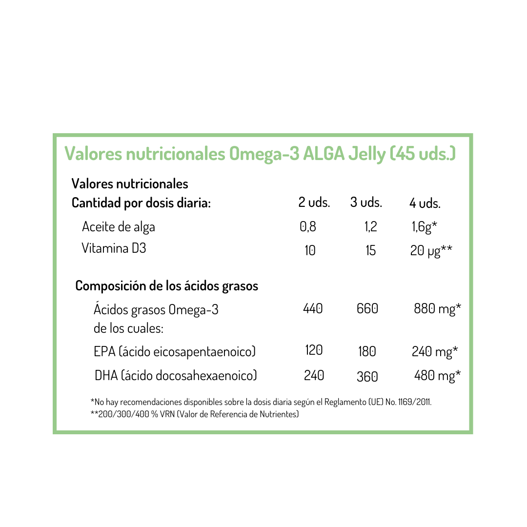 Omega-3 ALGA Jelly NORSAN 45 gummies