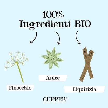 Infusion bio à la réglisse d'hiver, 20 sachets de thé