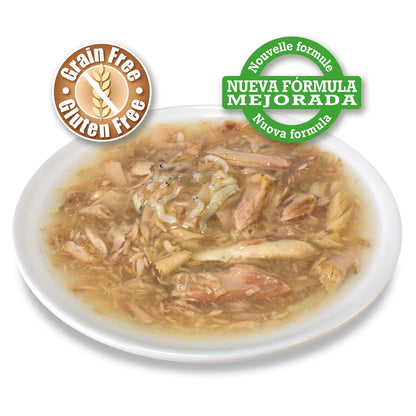 Witte tonijn en horsmakreel in saus Arquivet 80 g Natvoer voor katten