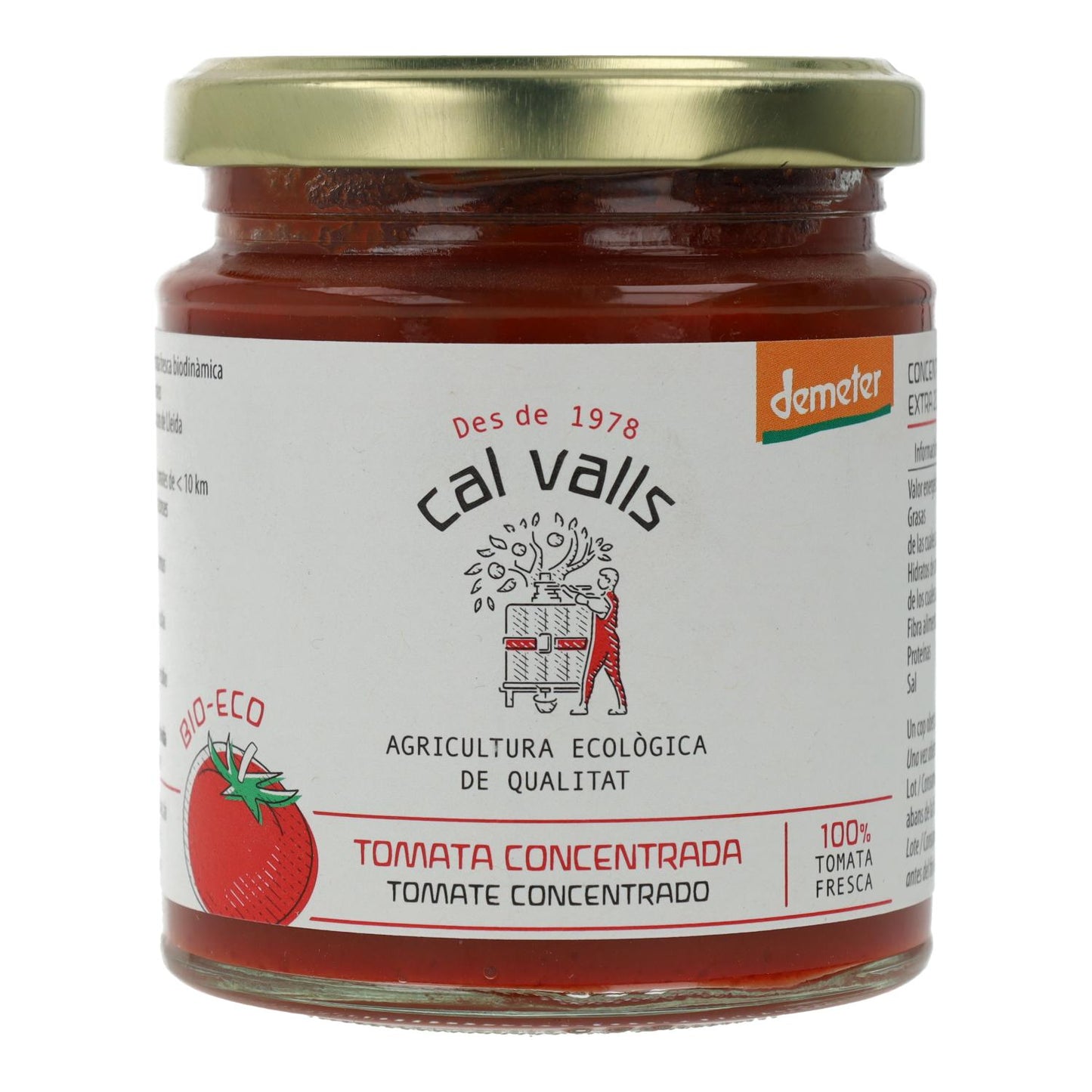 Tomatenkonzentrat ECO Cal Valls, 250 g