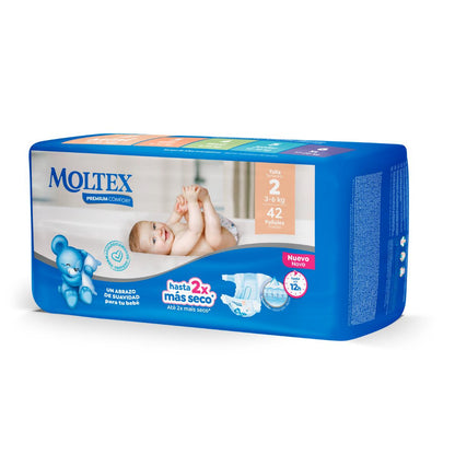 Pannolini Moltex Premium Comfort T2 (3-6 kg) 42 pezzi