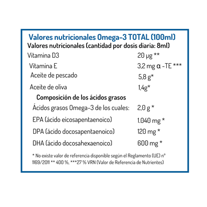 Omega-3 TOTAL Natural NORSAN 200 ml