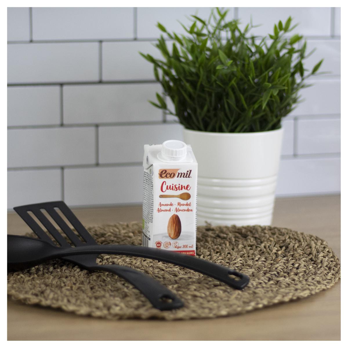 Sockerfri mandelkräm Bio Cuisine Nature Ecomil 200 ml