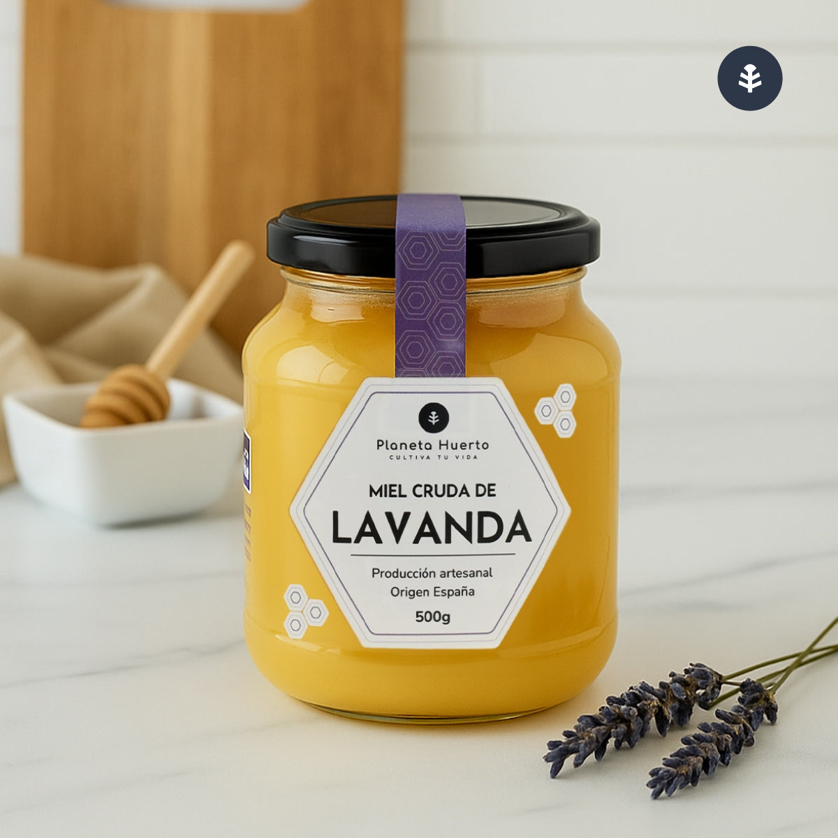 Pack 6x Miel Cruda de Lavanda Planeta Huerto 1 Kg