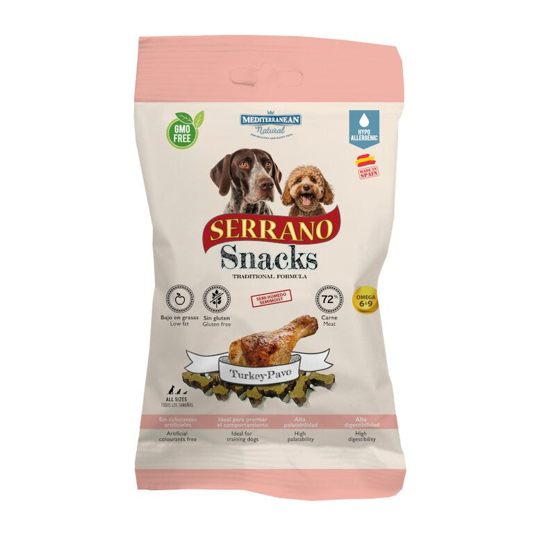 Serrano Snacks de pavo para perros 100 g