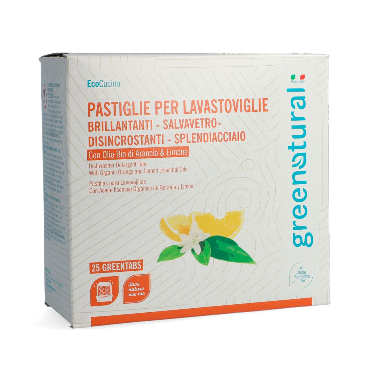Greentabs  vaatwasmiddel Greenatural 25 tabletten
