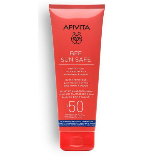 Lait solaire Hydra Fresh SPF50 Apivita 200 ml