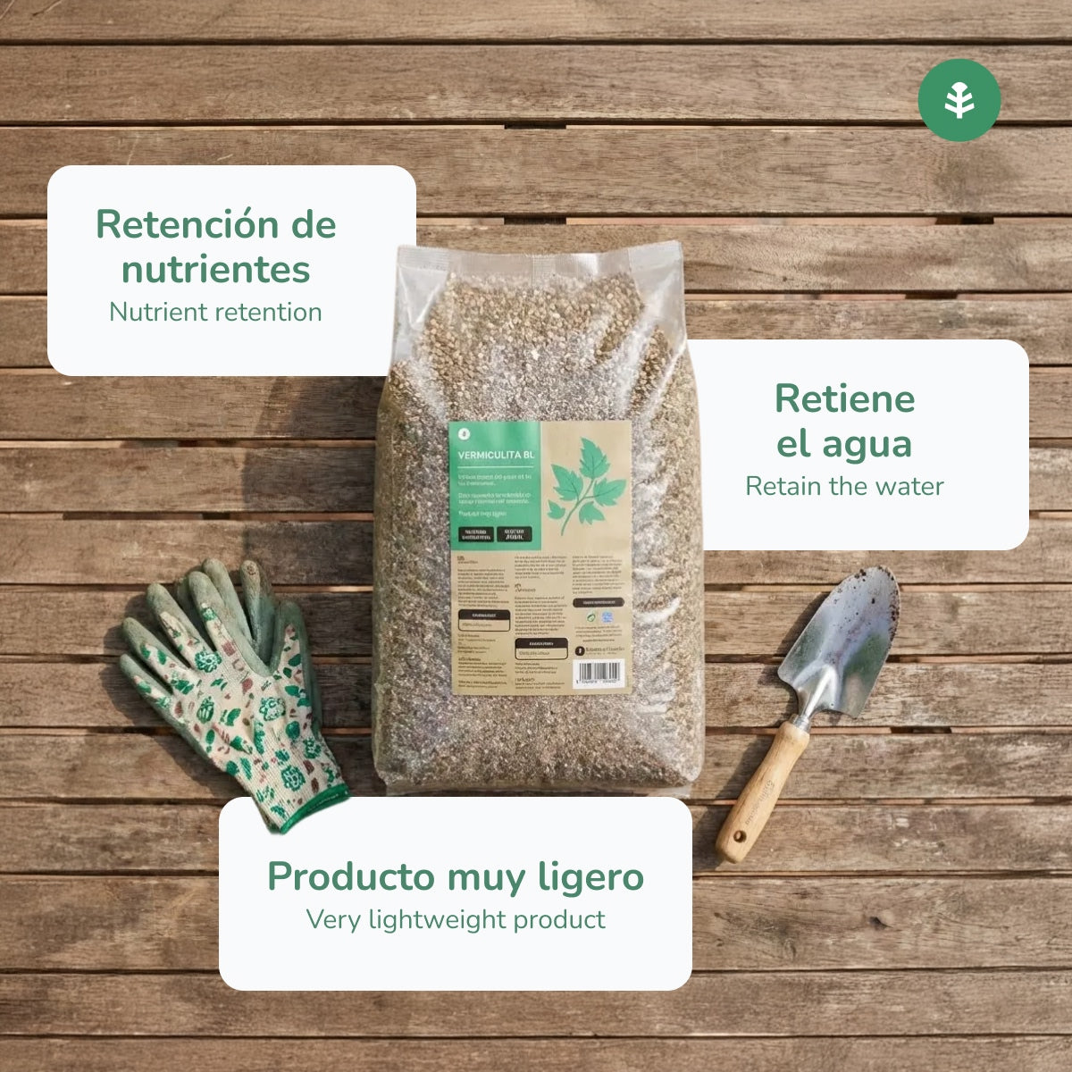 Vermiculite Planeta Huerto 8 Litri
