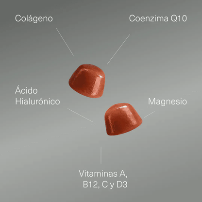 Hydrolizowany kolagen z kwasem hialuronowym, koenzymem Q10, cynkiem i witaminami Aldous Bio 120 kapsułek