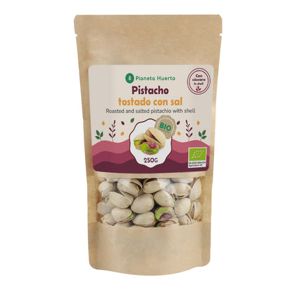 Pistaches en coque grillées et salées ECO Planeta Huerto 250 g