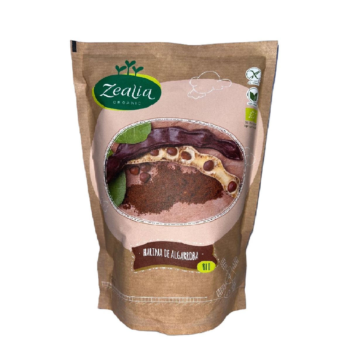 Glutenfreies Bio-Johannisbrotmehl Zealia 500 g