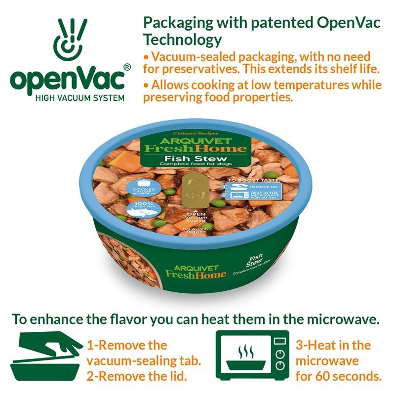Arquivet Fresh Home Fish Stew våtfoder med fisk för hundar 280 g