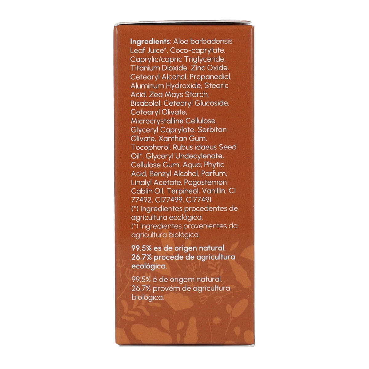 Getönte Sonnenschutzcreme für das Gesicht, 100 % mineralisch, LSF 30, Planeta Huerto, 50 ml