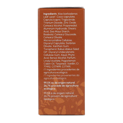 Getönte Sonnenschutzcreme für das Gesicht, 100 % mineralisch, LSF 30, Planeta Huerto, 50 ml